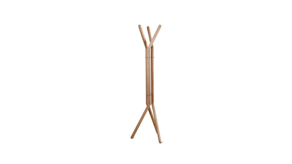 Perchero Unwind, roble teñido