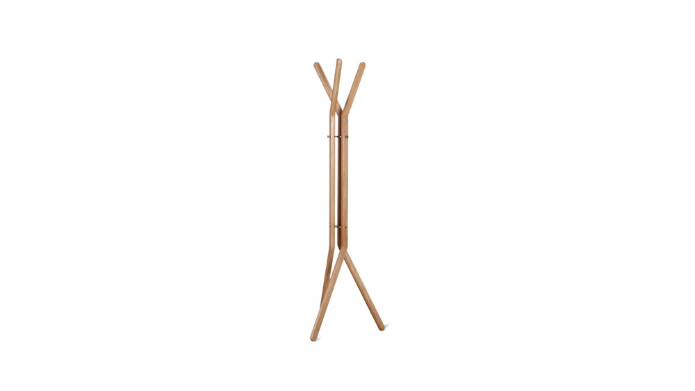 Perchero Unwind, roble teñido