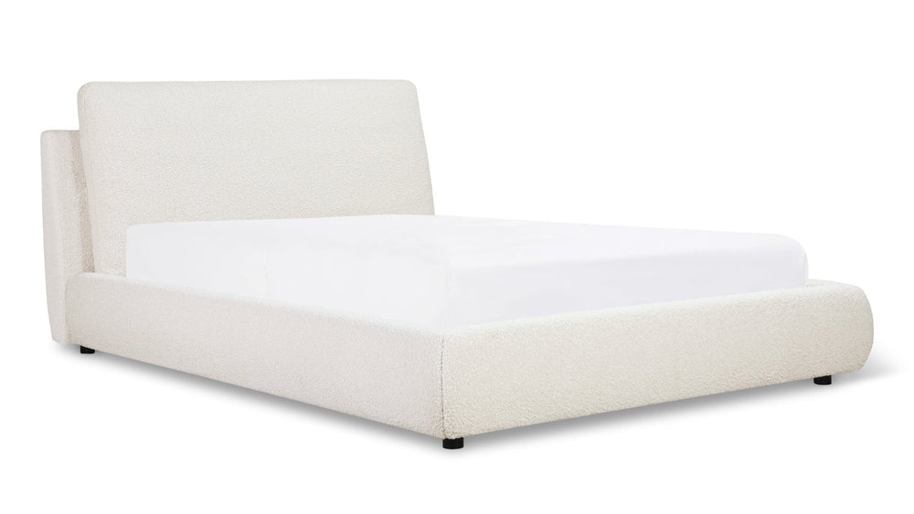 Cloud Bed, Matrimonial, bouclé crema