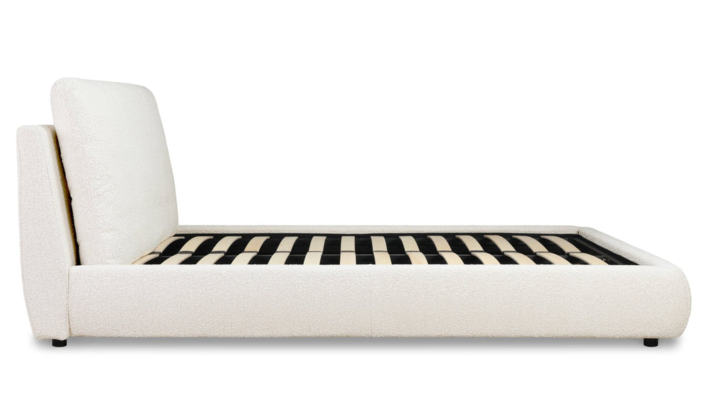Cloud Bed, Matrimonial, bouclé crema