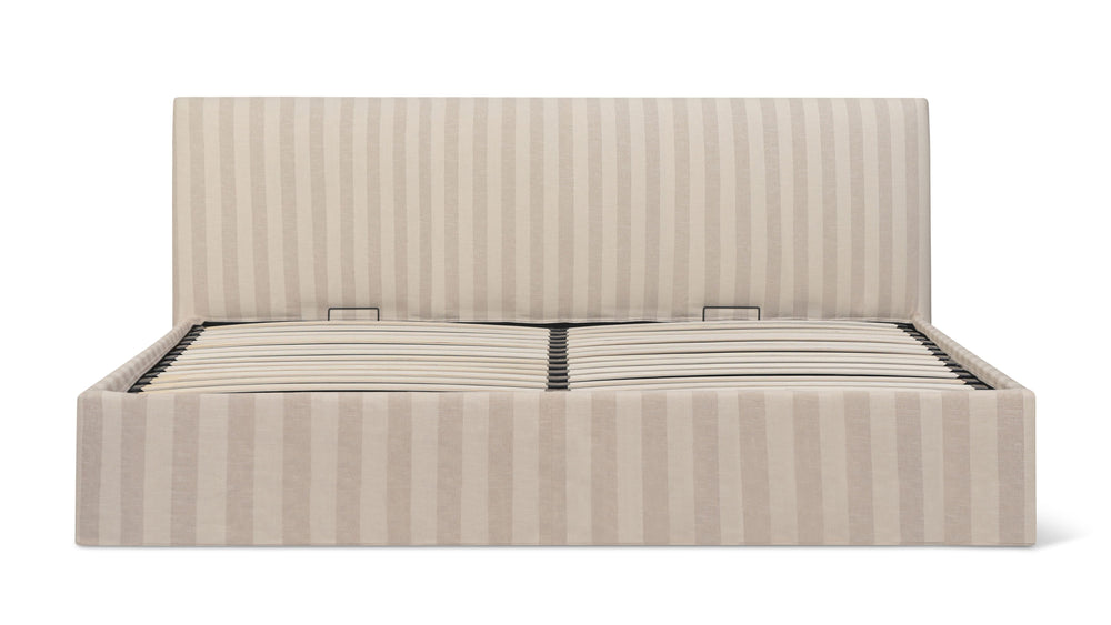 Cama Wave con almacenamiento, Queen, Dover Stripe