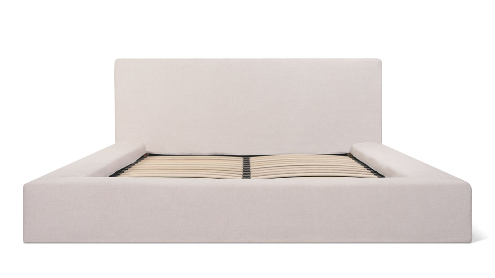 Cama con almacenamiento Movie Night™, King, Latte