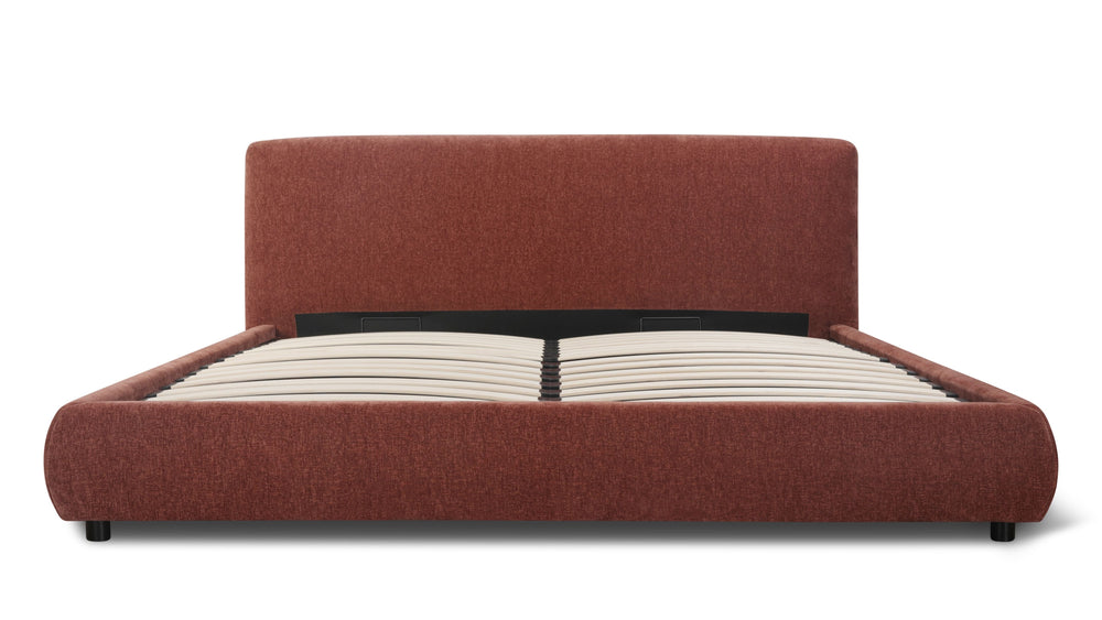 Cama con almacenamiento Dream, King, caramelo