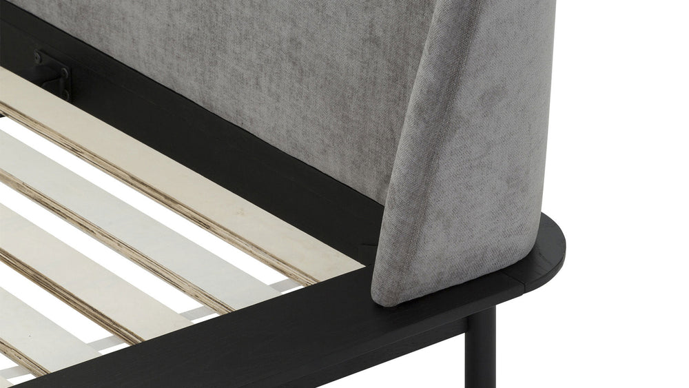 Cama Easy Edge, Queen, Roble Negro