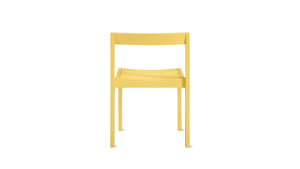 Silla de comedor Plane (juego de dos), limón