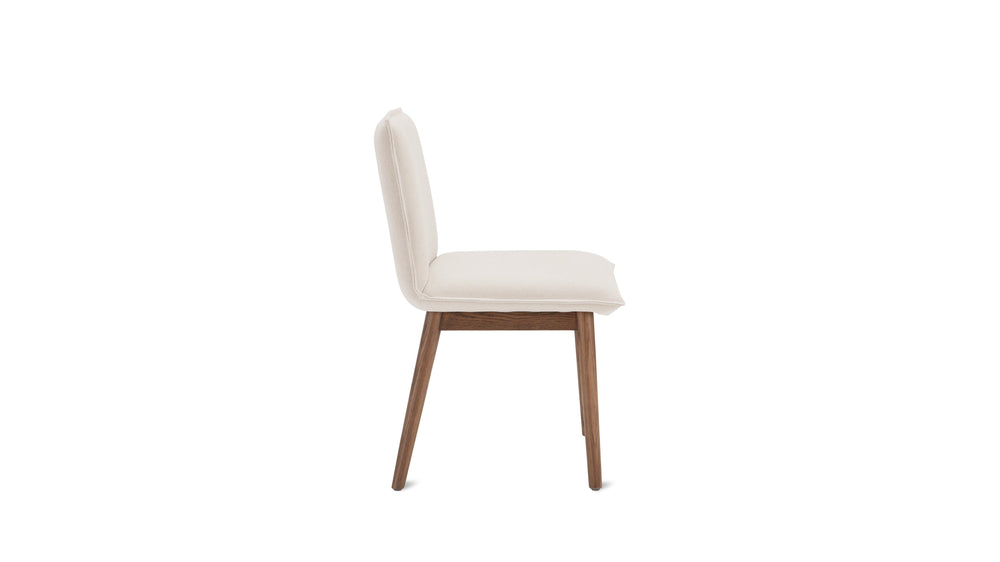 Silla de comedor Talk About, nogal/beige claro