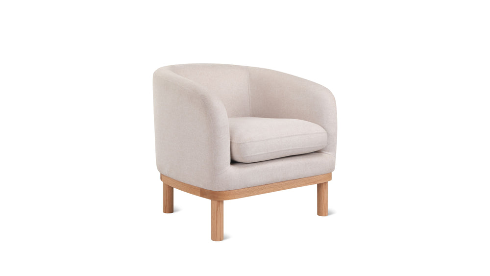 Sillón lounge Smooth Moves, café con leche