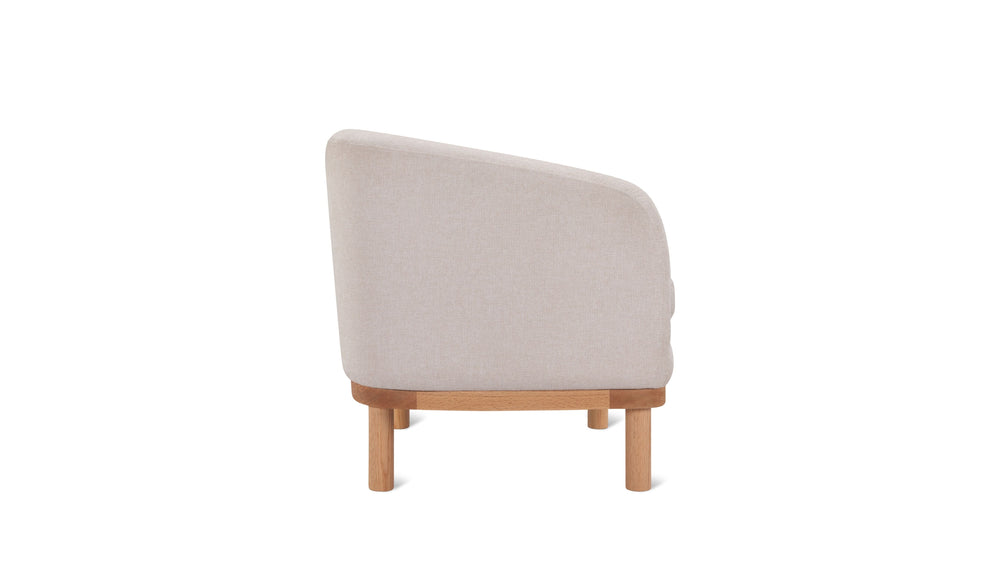 Sillón lounge Smooth Moves, café con leche