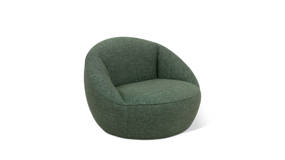 Round Trip Sillón lounge giratorio, Loden