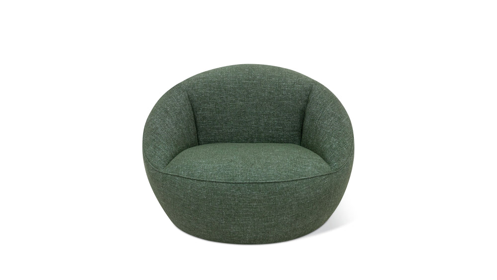 Round Trip Sillón lounge giratorio, Loden