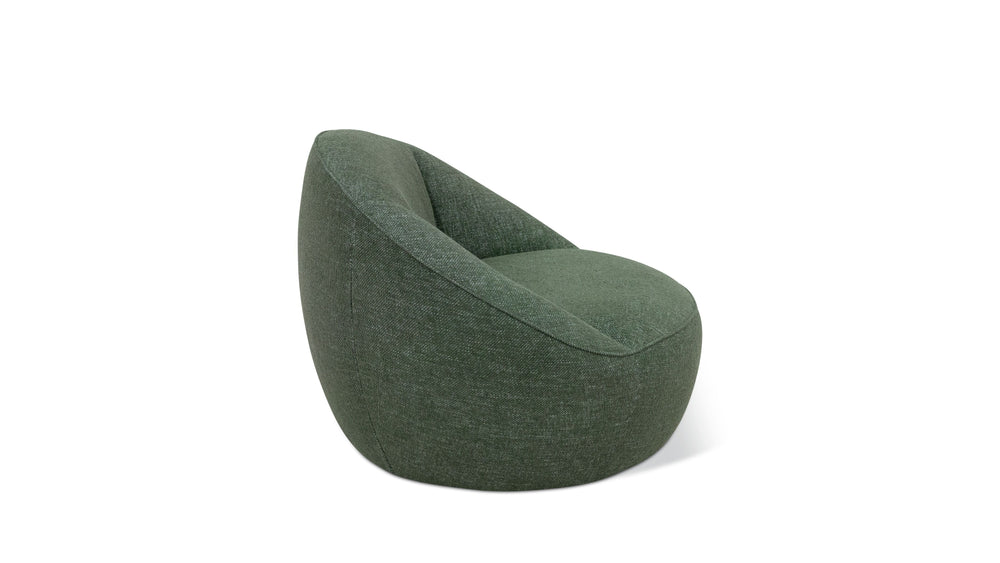 Round Trip Sillón lounge giratorio, Loden