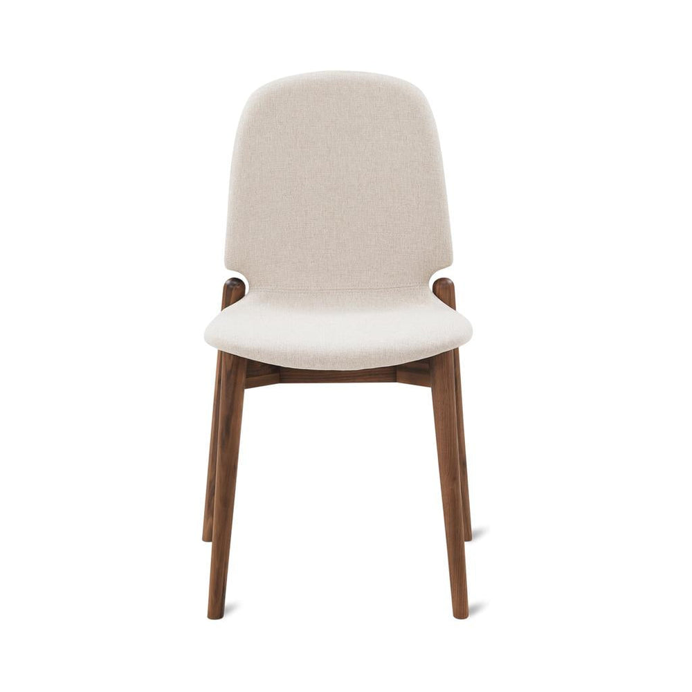 Silla de comedor Dine In (juego de dos), nogal/duna