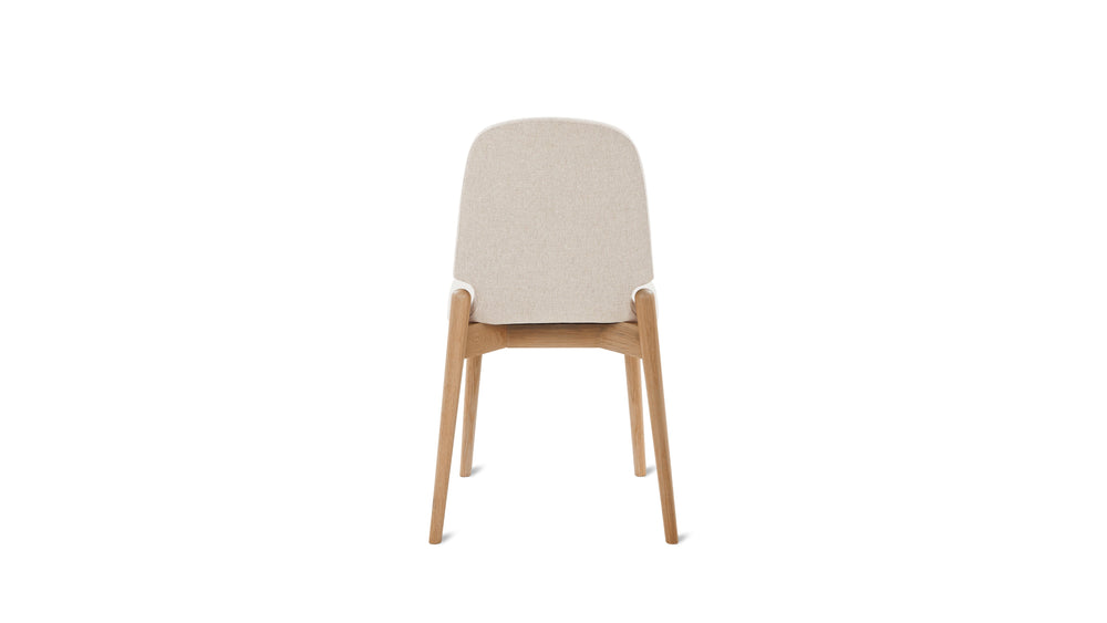 Silla de comedor Dine In (juego de dos), nogal/duna
