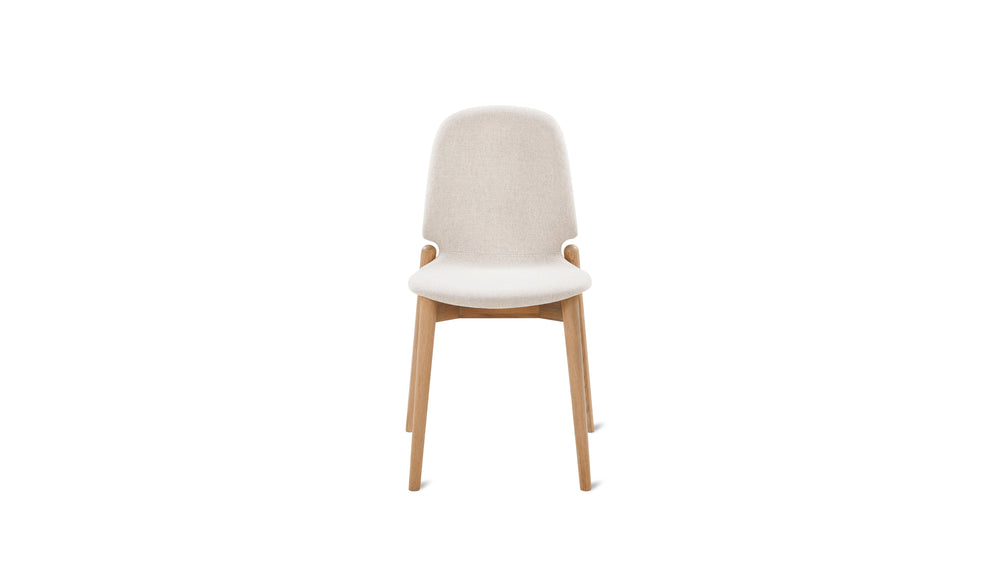 Silla de comedor Dine In (juego de dos), nogal/duna
