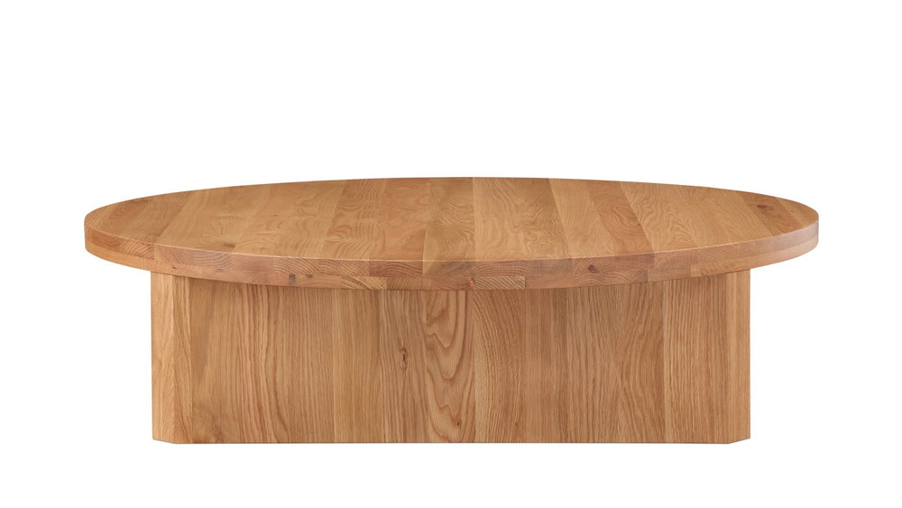 Mesa de centro Field redonda, roble