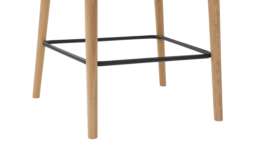 Taburete para mostrador Dine In, roble/duna
