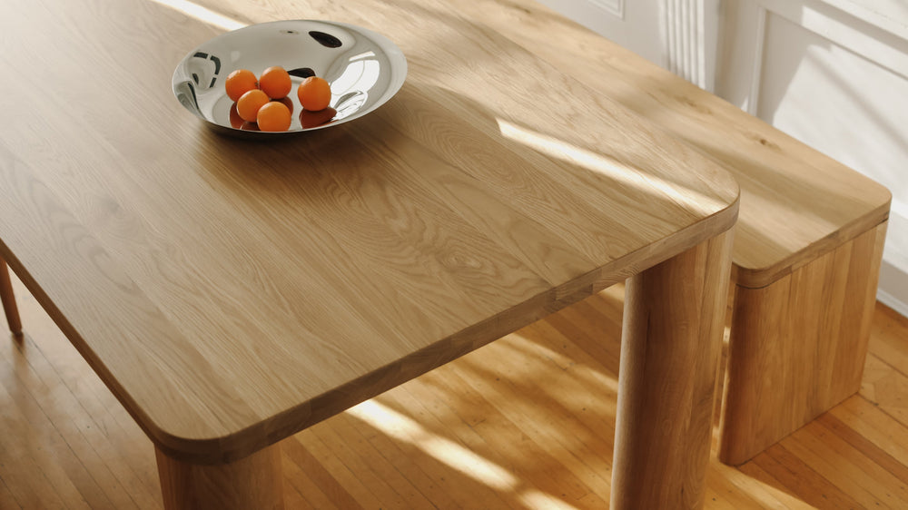 Mesa de comedor Field, para 8–10 personas, roble