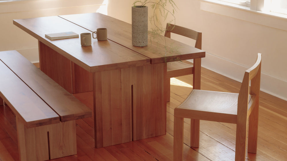 Mesa de comedor Plane, para 8-10 personas, roble