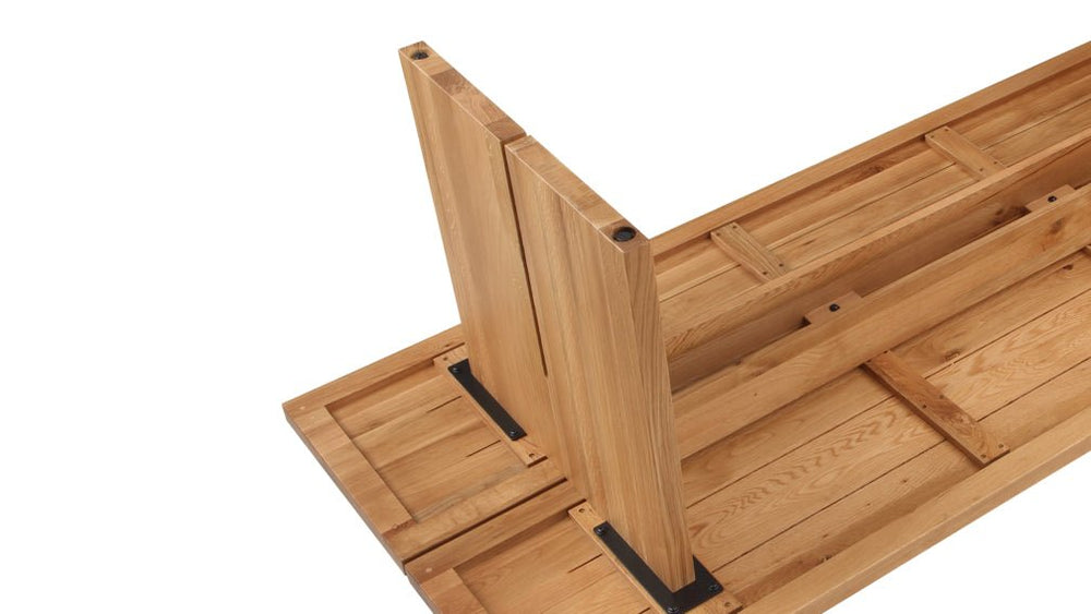 Mesa de comedor Plane, para 8-10 personas, roble