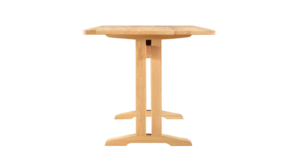 Mesa de comedor Flight, para 6–8 personas, roble cepillado