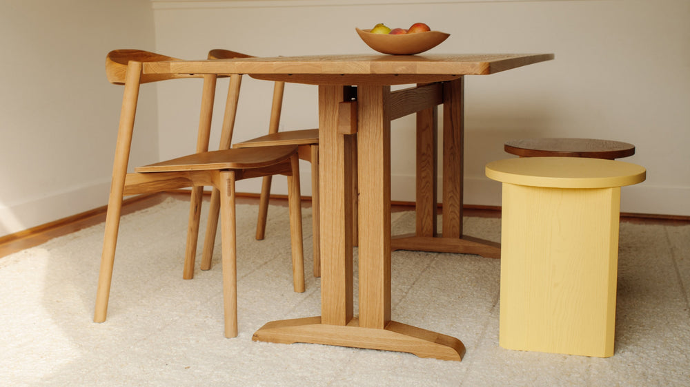 Mesa de comedor Flight, para 6–8 personas, roble cepillado