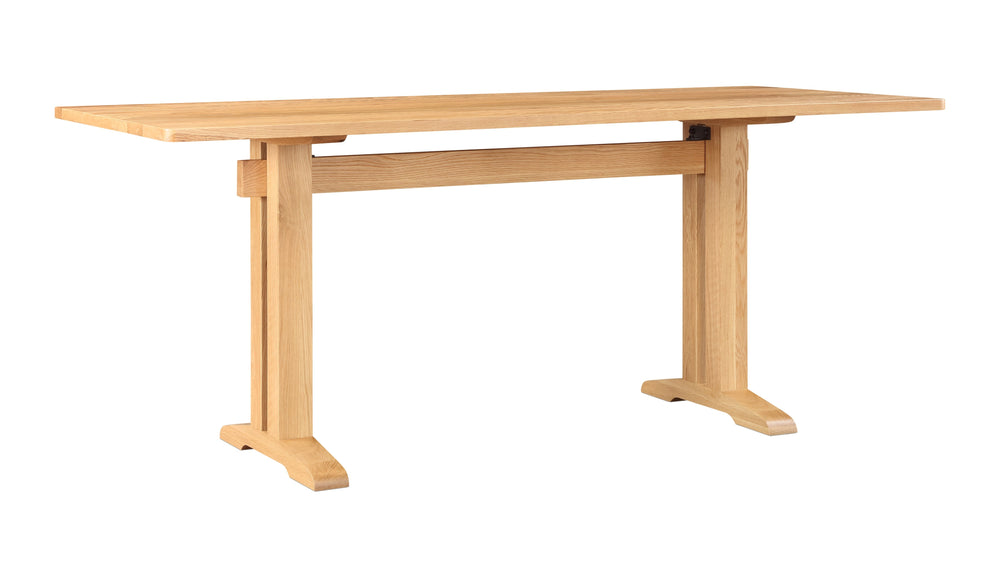 Mesa de comedor Flight, para 6–8 personas, roble cepillado