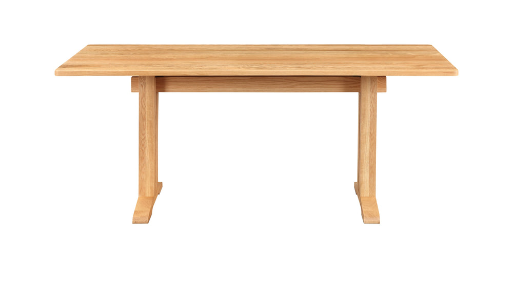 Mesa de comedor Flight, para 6–8 personas, roble cepillado