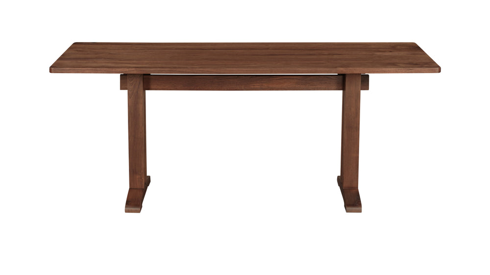 Mesa de comedor Flight, para 6-8 personas, nogal americano cepillado