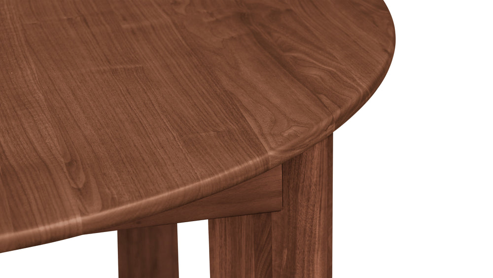 Mesa de comedor redonda extensible Frame, para 4-8 personas, roble