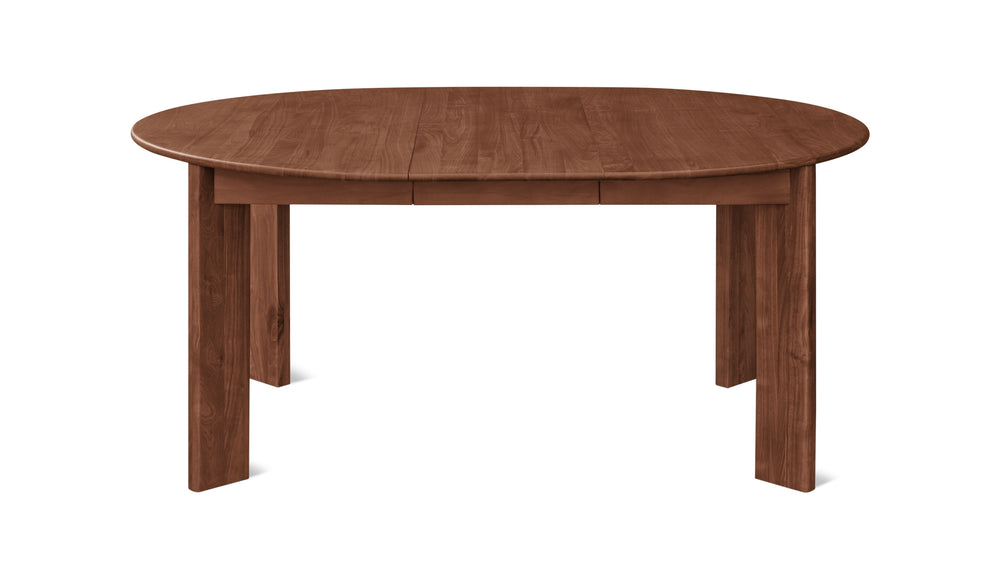 Mesa de comedor redonda extensible Frame, para 4-8 personas, roble