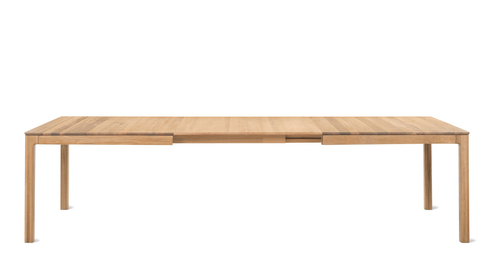 Mesa de comedor extensible Bridge, para 6–12 personas, roble