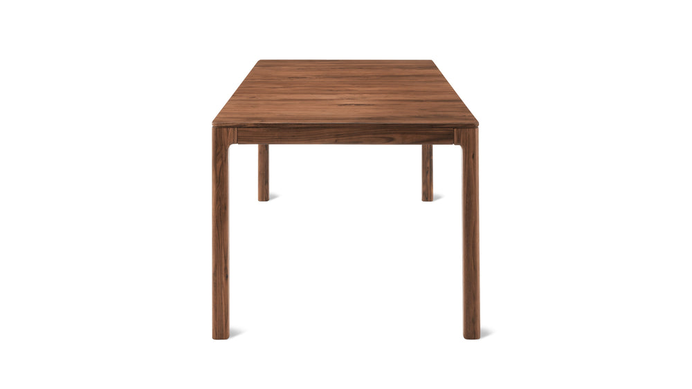 Mesa de comedor extensible Bridge, para 6-12 personas, nogal americano