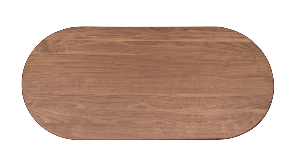 Mesa de comedor Union, para 4-6 personas, nogal