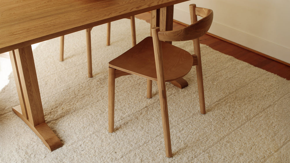 Silla de comedor Haven (juego de dos), roble teñido