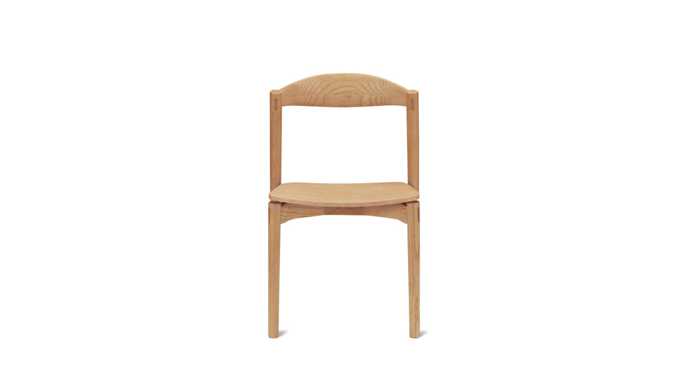 Silla de comedor Haven (juego de dos), roble teñido