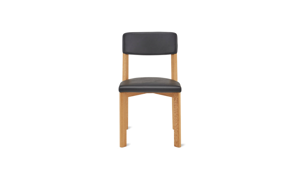 Silla de comedor Frame, roble, caviar