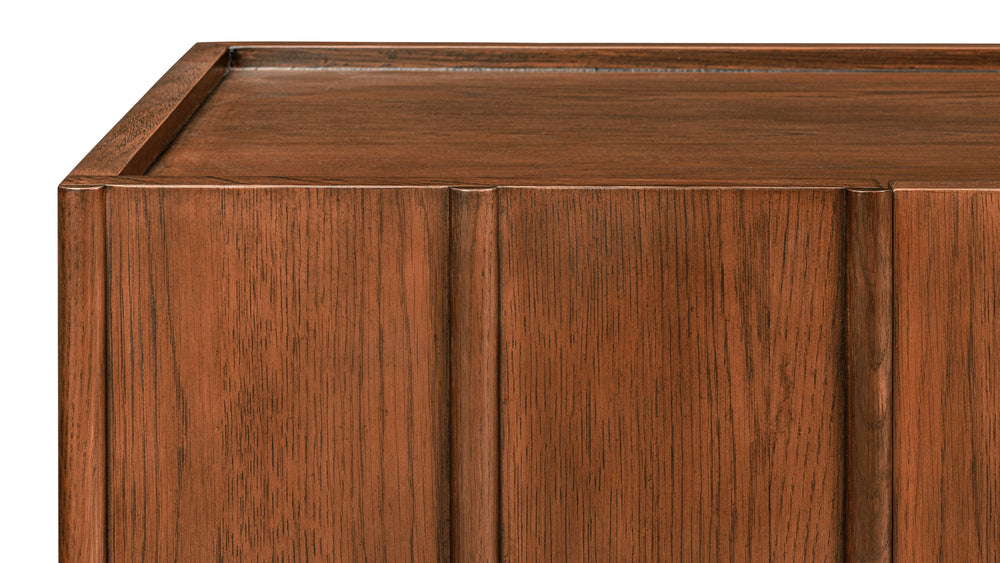 Mueble multimedia Tidal, nogal teñido