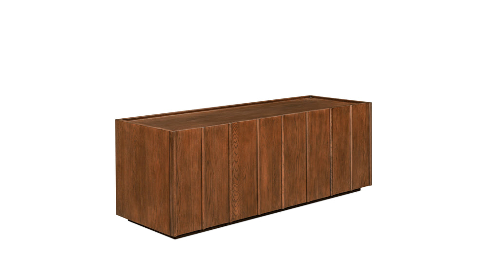 Mueble multimedia Tidal, nogal teñido