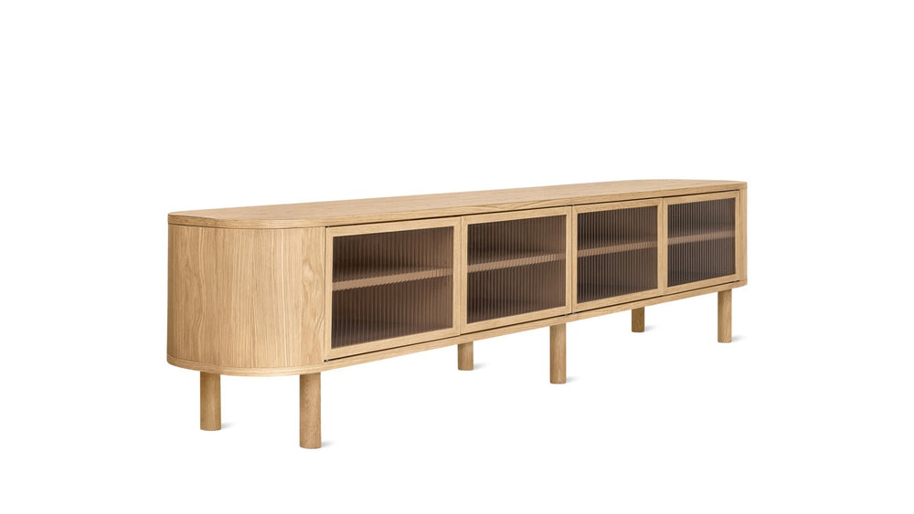 Showcase Mueble multimedia, roble blanco
