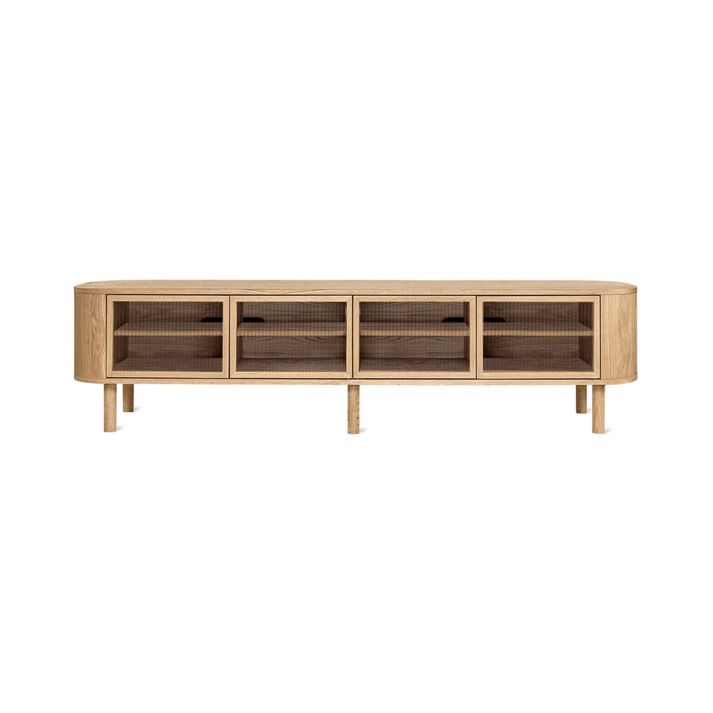 Showcase Mueble multimedia, roble blanco
