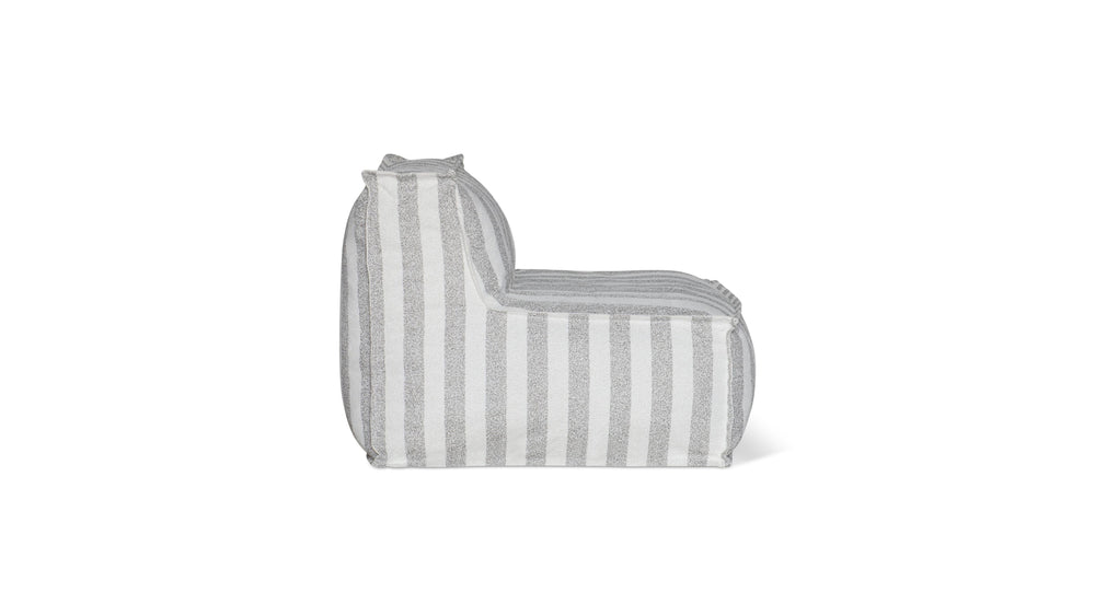Make Waves Silla sin brazos para exteriores, Brighton Stripe