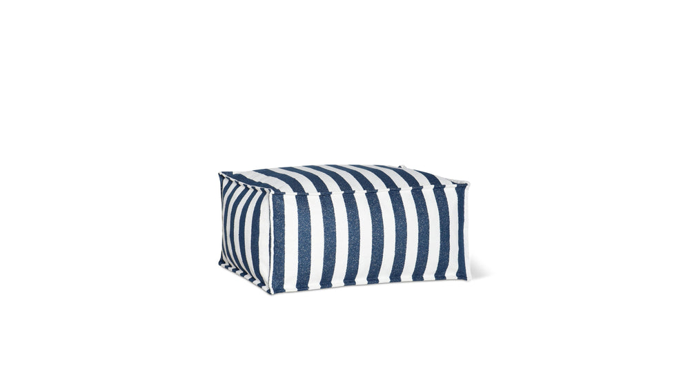 Make Waves Otomana para exteriores, Ocean Stripe