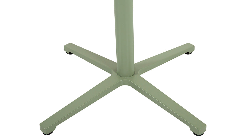 Mesa bistró Al Fresco para exterior, verde salvia