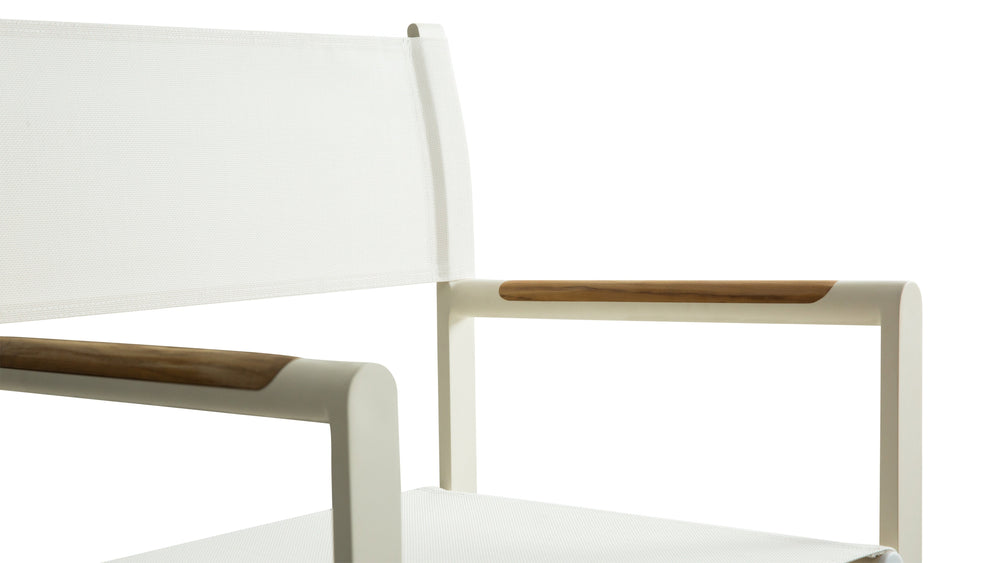 Sillón para exterior Long Weekend (Juego de dos), Marfil