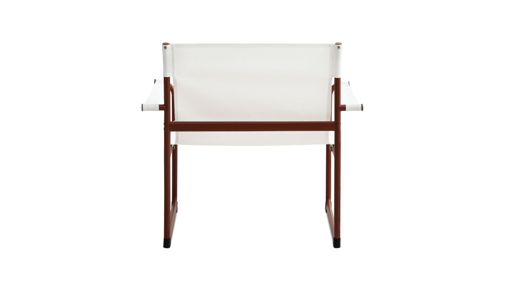 Sillón lounge para exterior Poolside, terracota