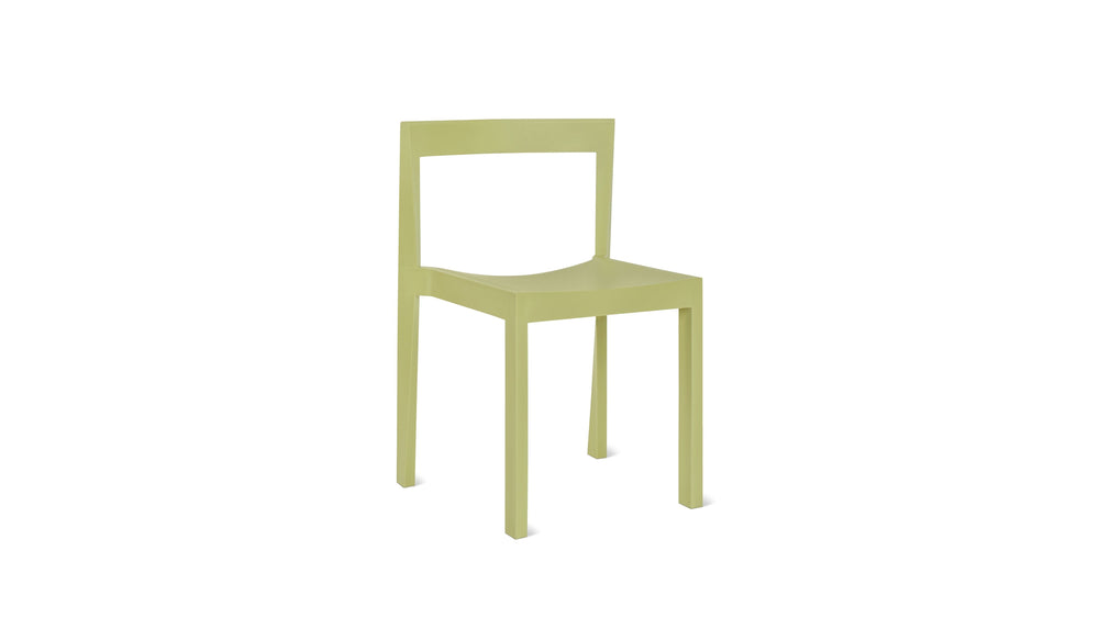 Silla de comedor de exterior Open Air (juego de dos), arce