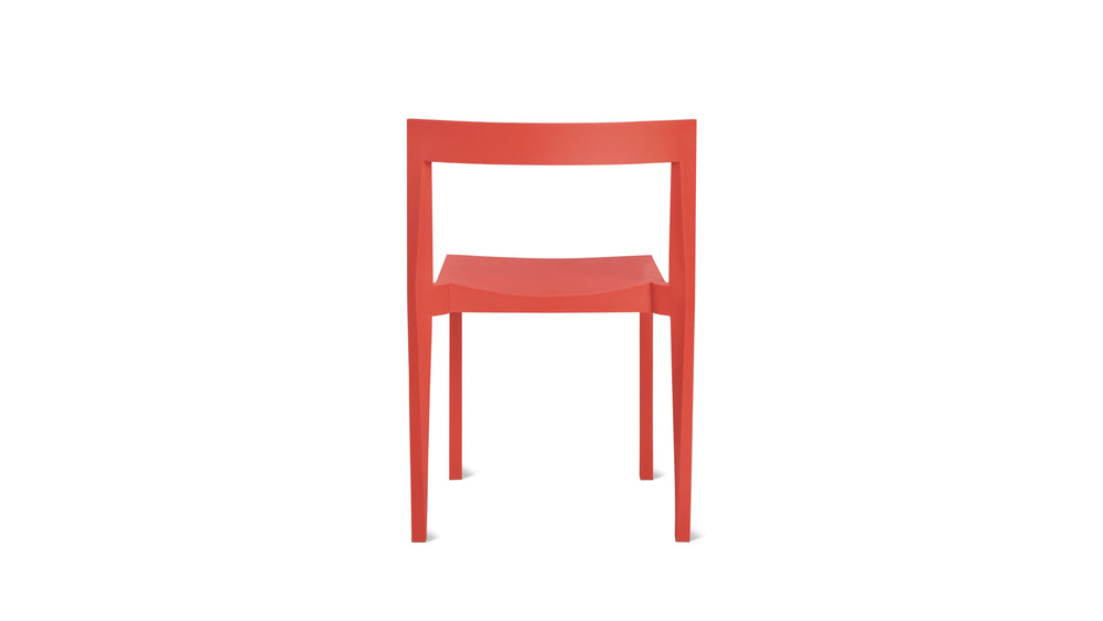Silla de comedor de exterior Open Air (juego de dos), arce