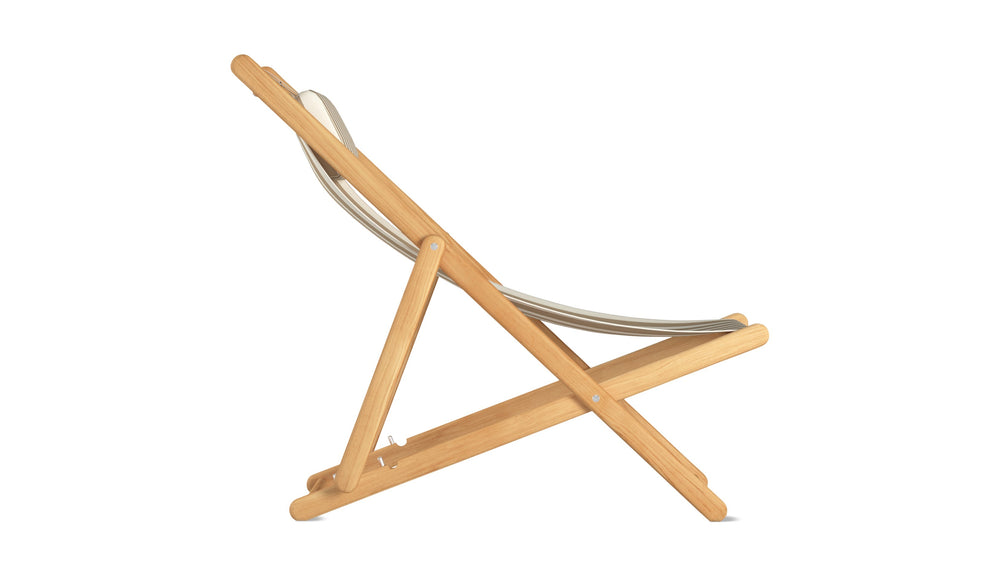 Settle In Silla para patio exterior, grande, arena negra