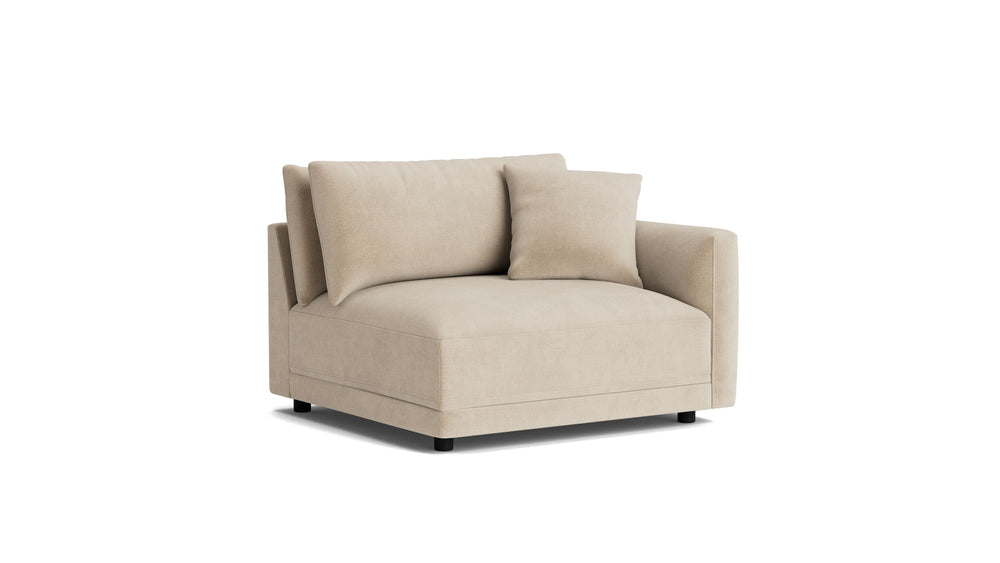 Soft Spot Sillón esquinero con brazo derecho, Avena