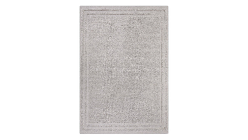 Shaughnessy Alfombra, 6X9, Plateada